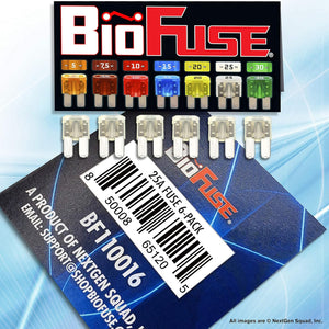 MICRO2 6 Piece 25A Blade Fuse Pack (Automotive and Non-Automotive Use): 6 (25A) Blade Type Replacement Fuses